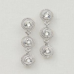 Touchstone Crystal Halo Earrings